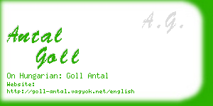 antal goll business card